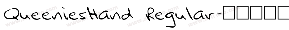QueeniesHand Regular字体转换